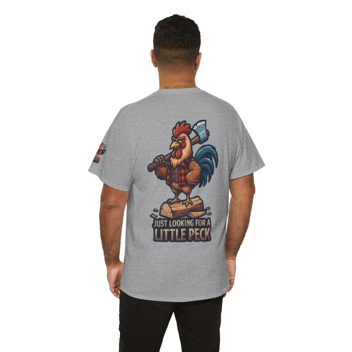Color: Sport Grey | Looking For A Little Peck Premium Graphic Tee
