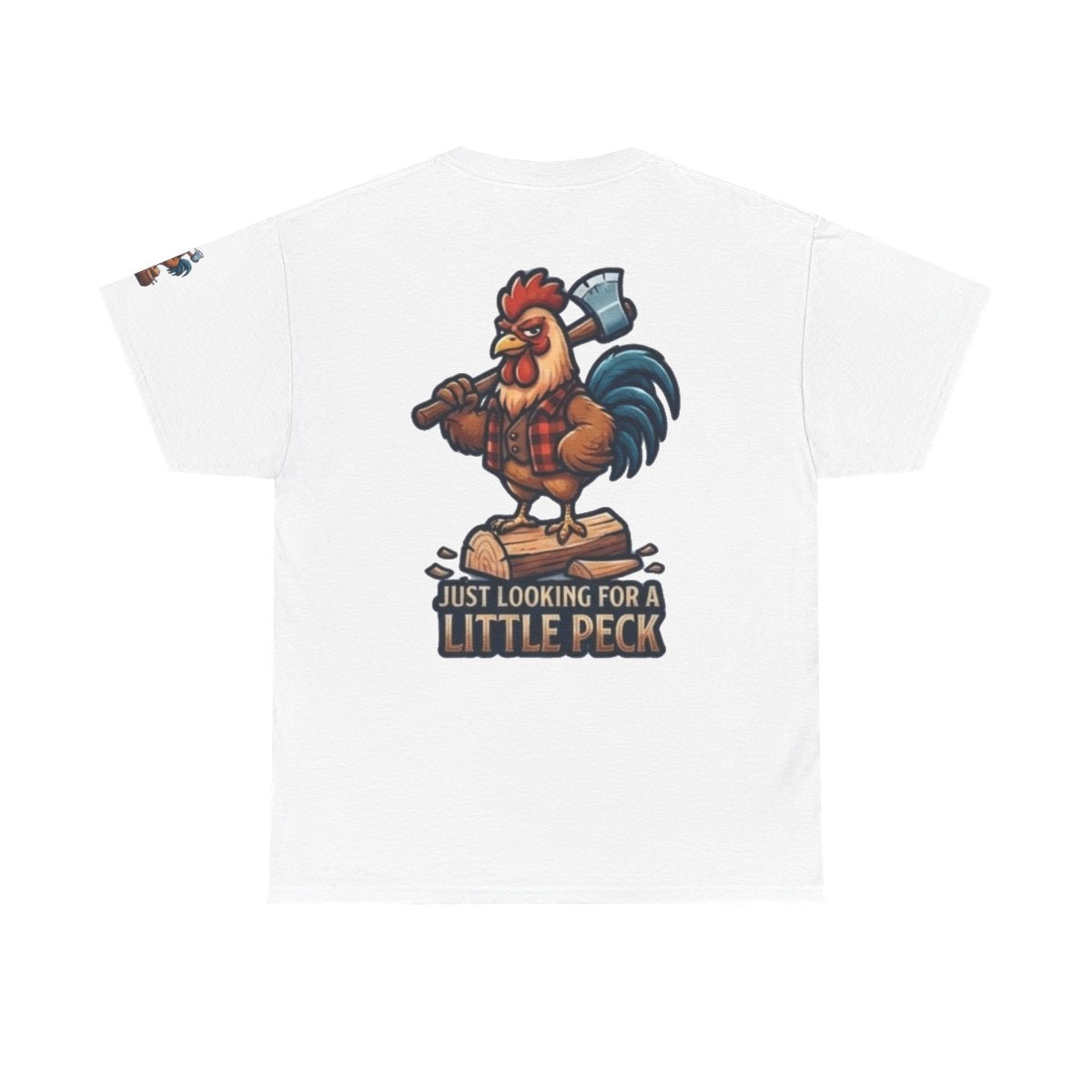 Color: White | Looking For A Little Peck Premium Graphic Tee