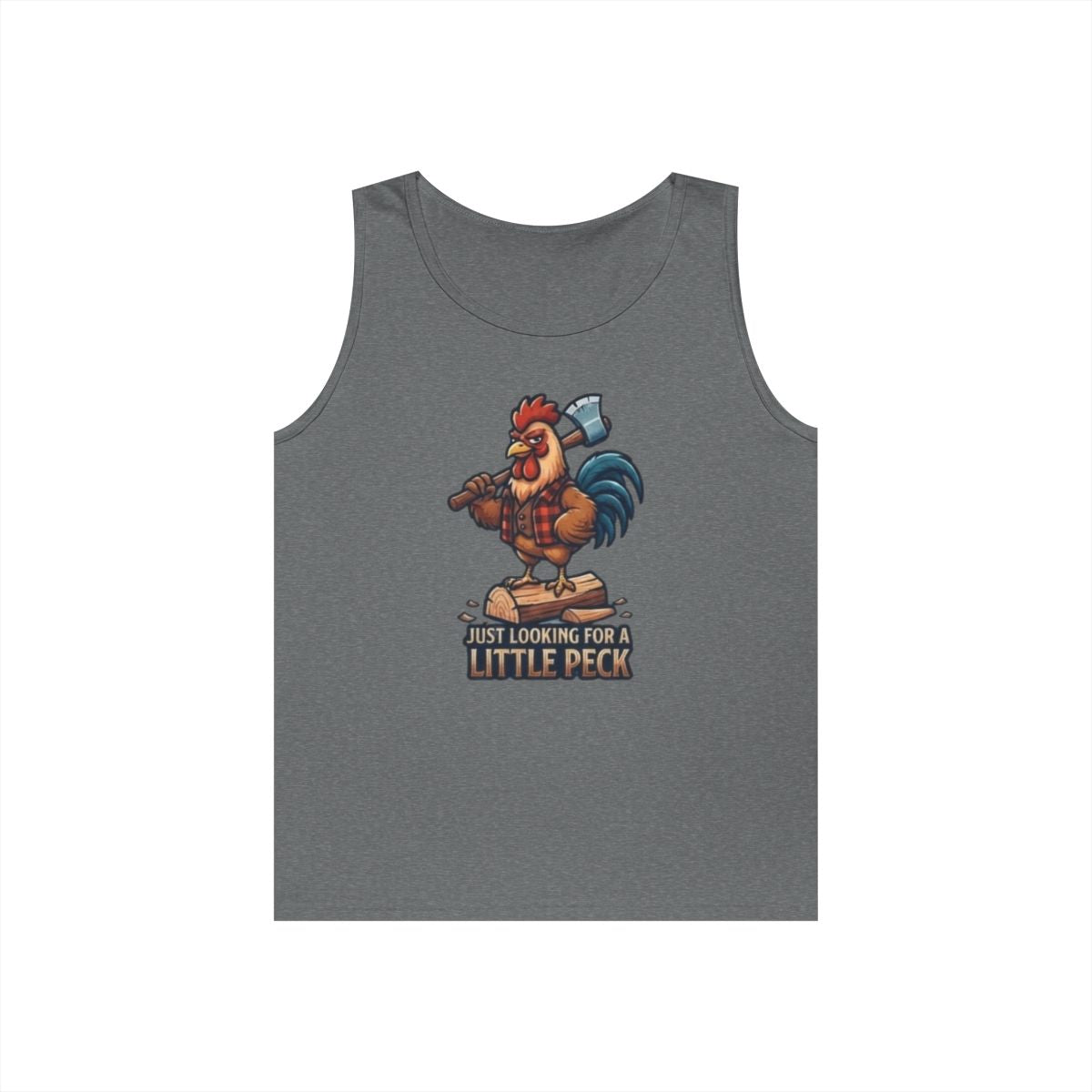 Color: Graphite Heather | Looking For A Little Peck Tank Top