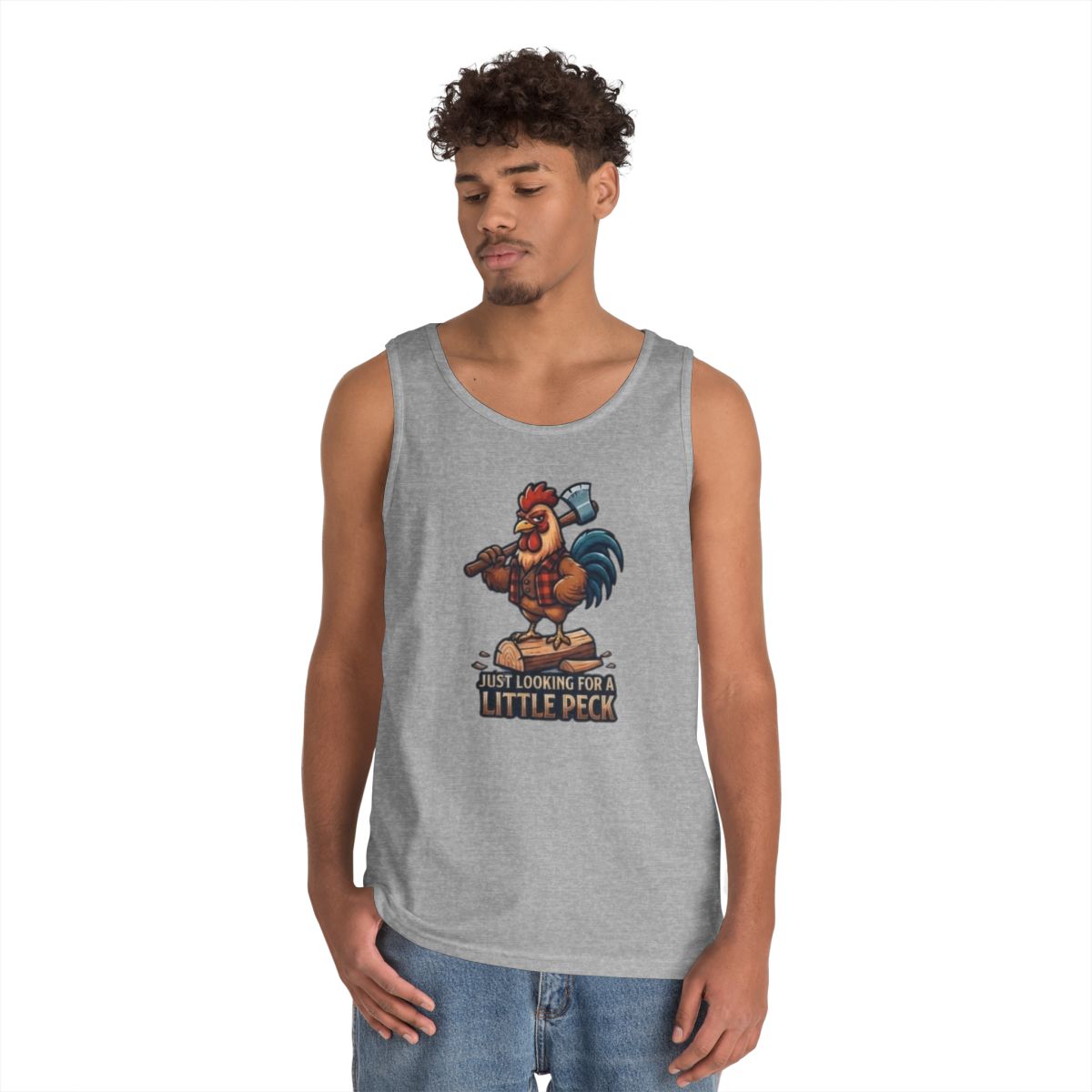Color: Sport Grey | Looking For A Little Peck Tank Top