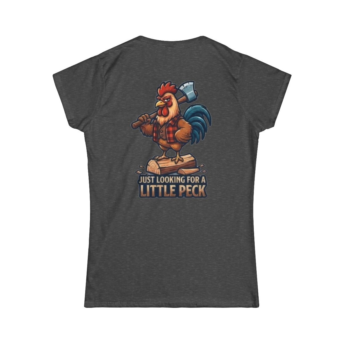 Color: Dark Heather | Looking For A Little Peck Women's Tee