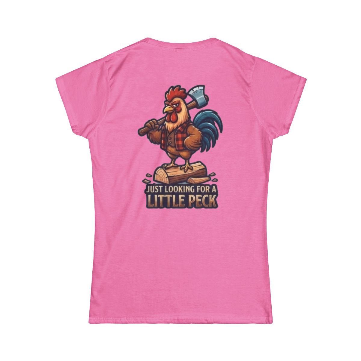 Color: Azalea | Looking For A Little Peck Women's Tee