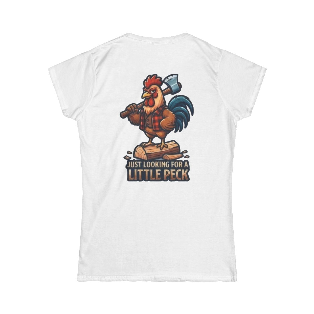 Color: White | Looking For A Little Peck Women's Tee