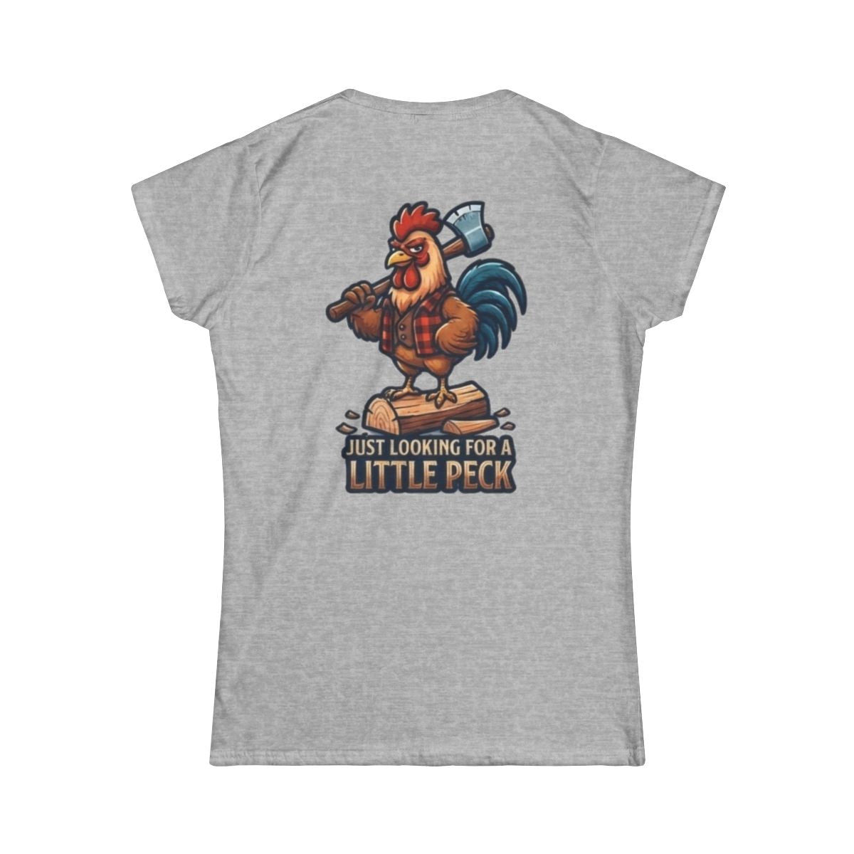 Color: Sport Grey | Looking For A Little Peck Women's Tee