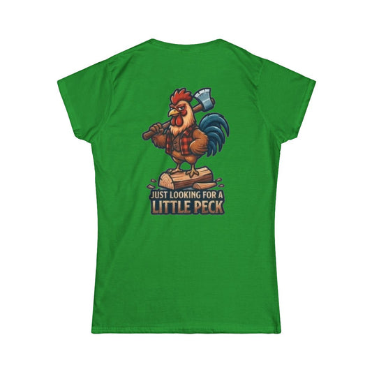 Color: Irish Green | Looking For A Little Peck Women's Tee