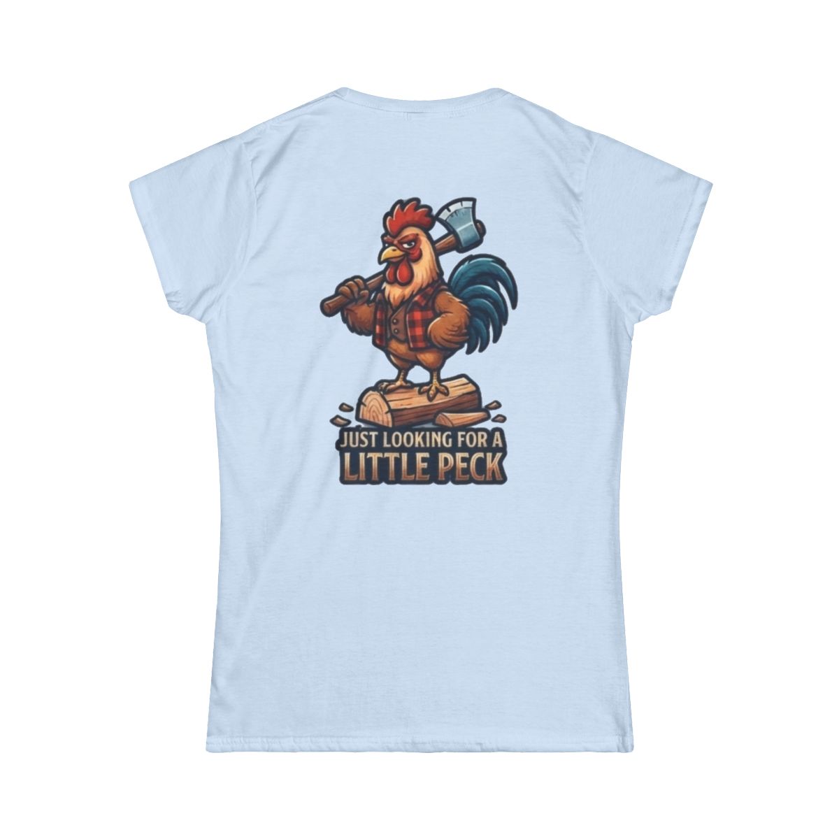 Color: Light Blue | Looking For A Little Peck Women's Tee