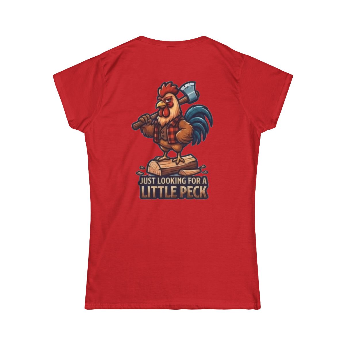 Color: Red | Looking For A Little Peck Women's Tee