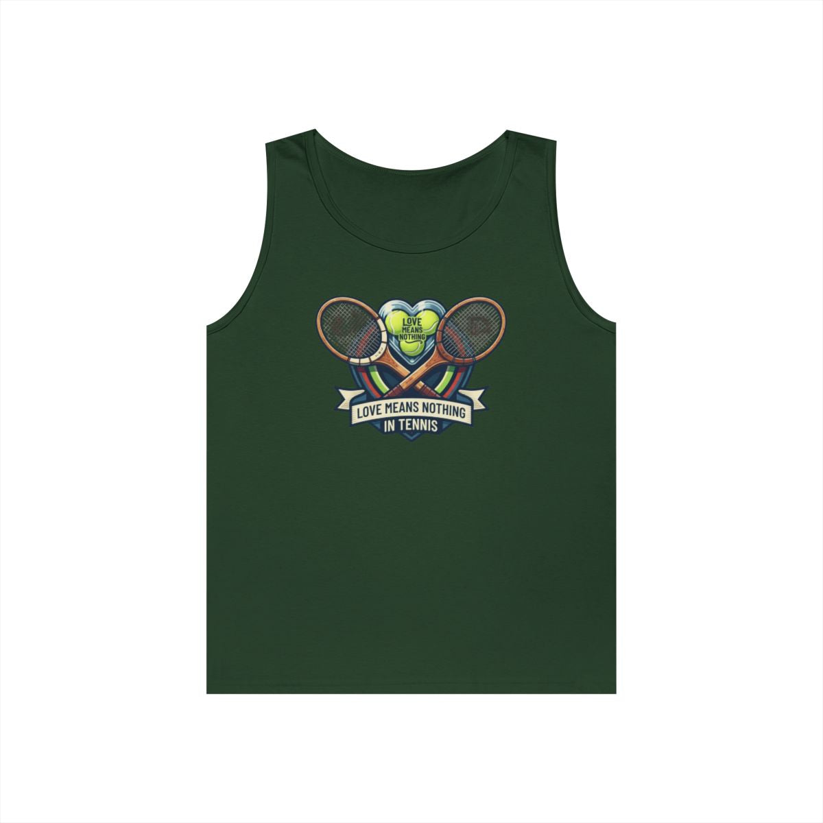 Color: Forest Green | Love Means Nothing in Tennis Tank Top