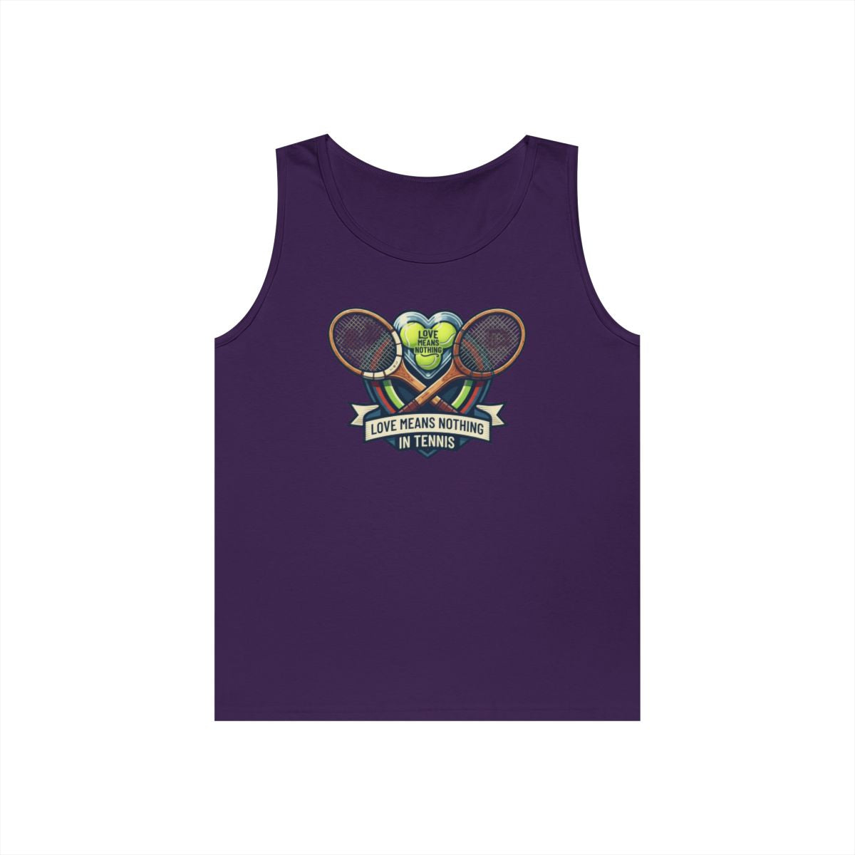 Color: Purple | Love Means Nothing in Tennis Tank Top