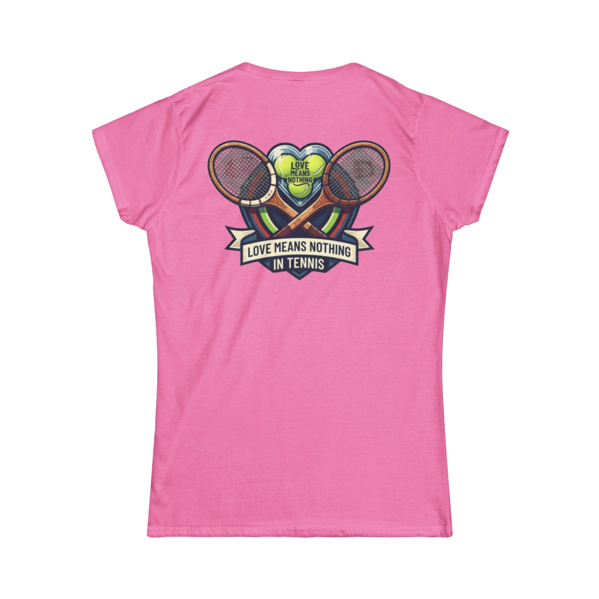 Color: Azalea | Love Means Nothing in Tennis Women's Tee