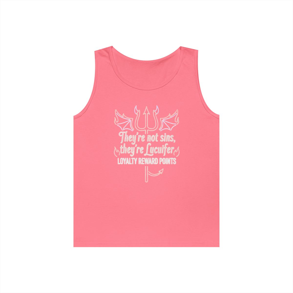 Color: Safety Pink | Lucifer Loyalty Tank Top