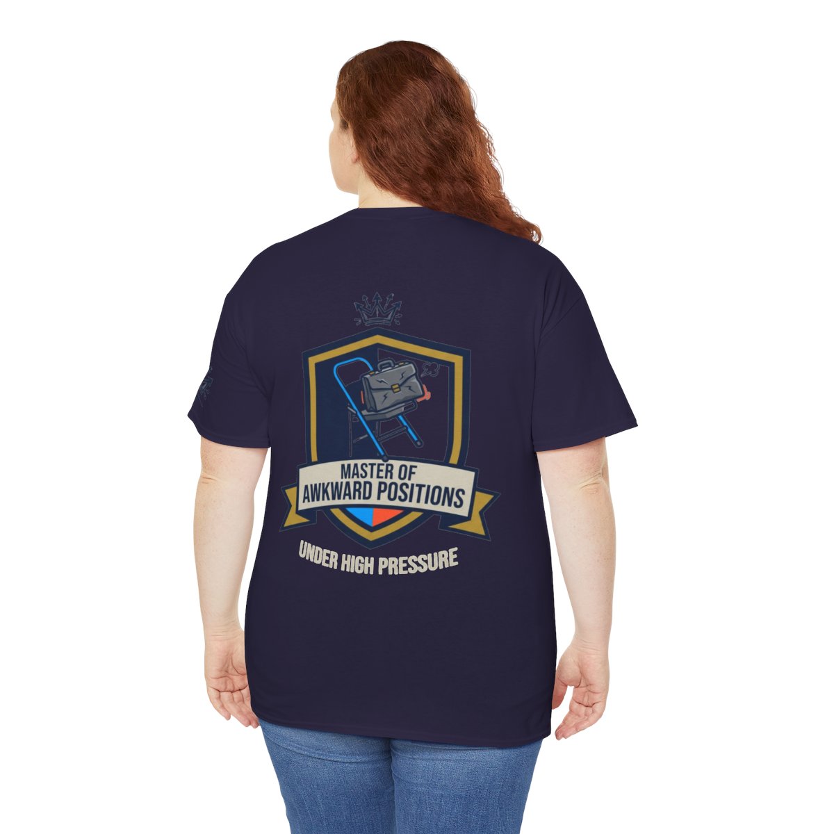 Color: Blackberry | Master of Awkward Positions Premium Graphic Tee