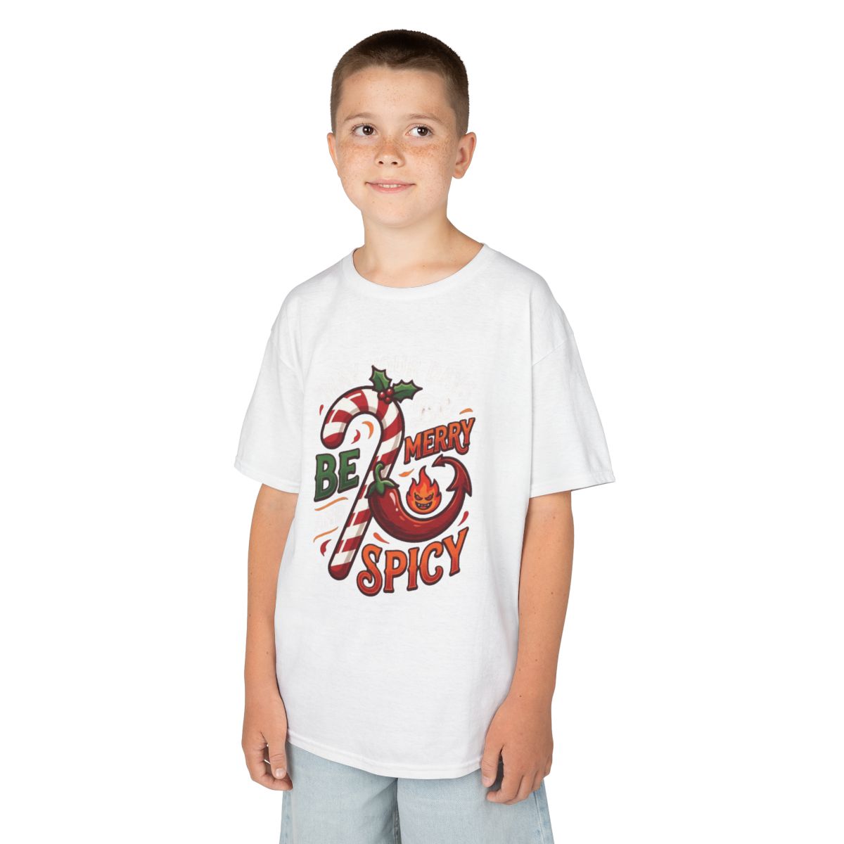 Color: White | May Your Days Be Merry and Spicy Kids Tee