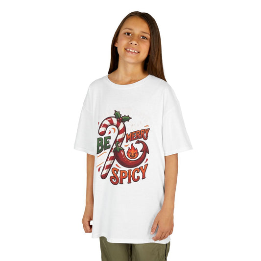 Color: White | May Your Days Be Merry and Spicy Kids Tee