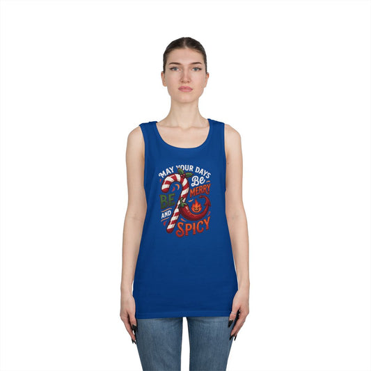 Color: Royal | May Your Days Be Merry and Spicy Tank Top