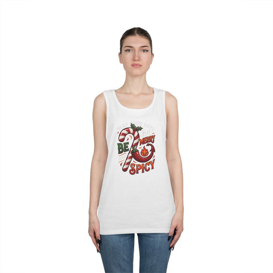 Color: White | May Your Days Be Merry and Spicy Tank Top
