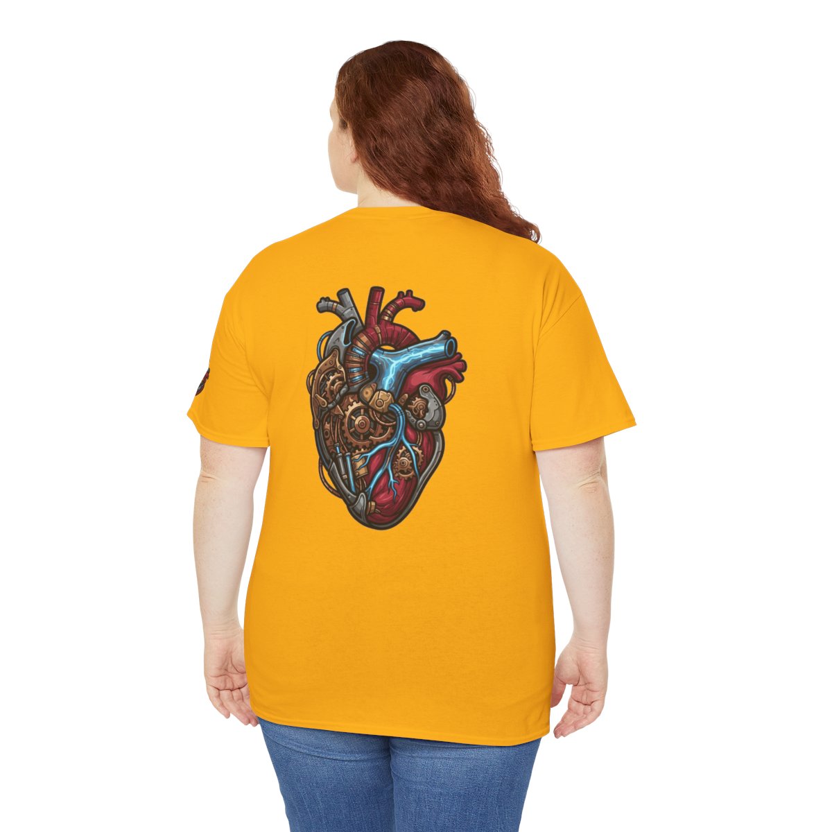 Color: Gold | Mechanical Heart Premium Graphic Tee