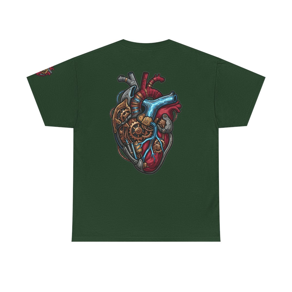 Color: Forest Green | Mechanical Heart Premium Graphic Tee
