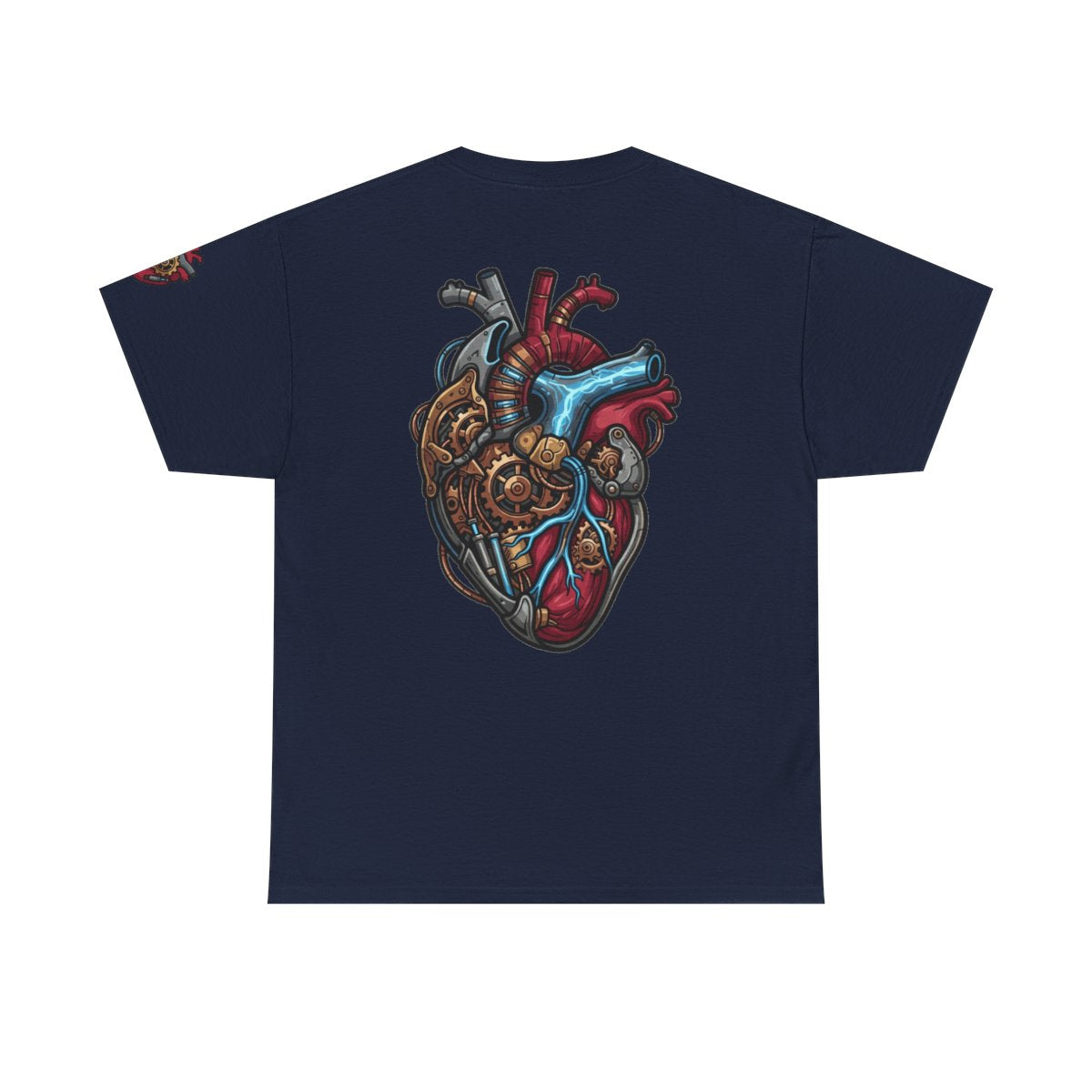 Color: Navy | Mechanical Heart Premium Graphic Tee