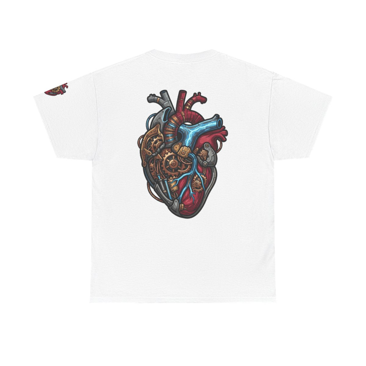 Color: White | Mechanical Heart Premium Graphic Tee