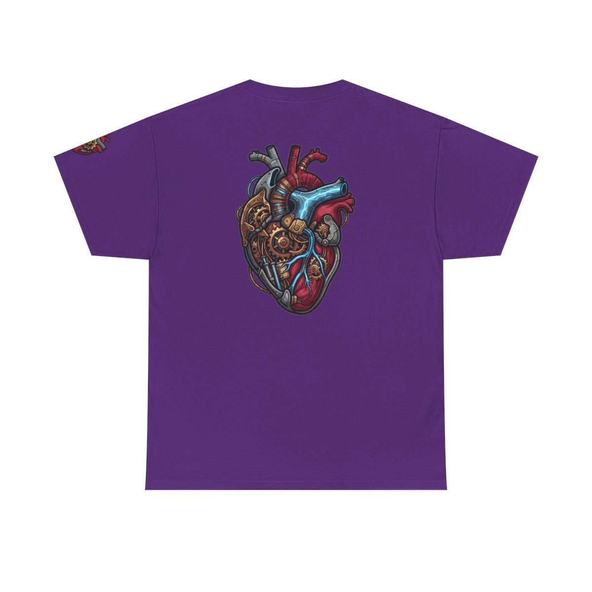 Color: Purple | Mechanical Heart Premium Graphic Tee