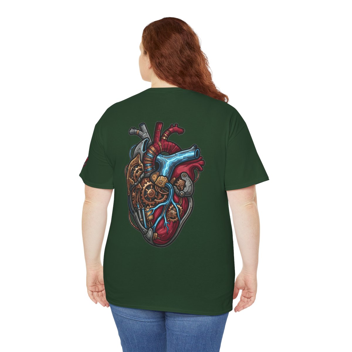 Color: Forest Green | Mechanical Heart Premium Graphic Tee
