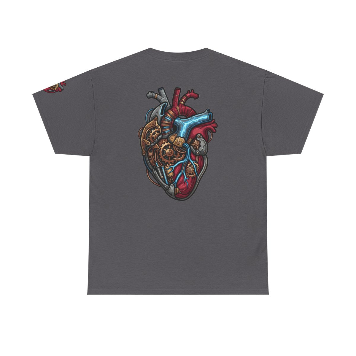Color: Charcoal | Mechanical Heart Premium Graphic Tee