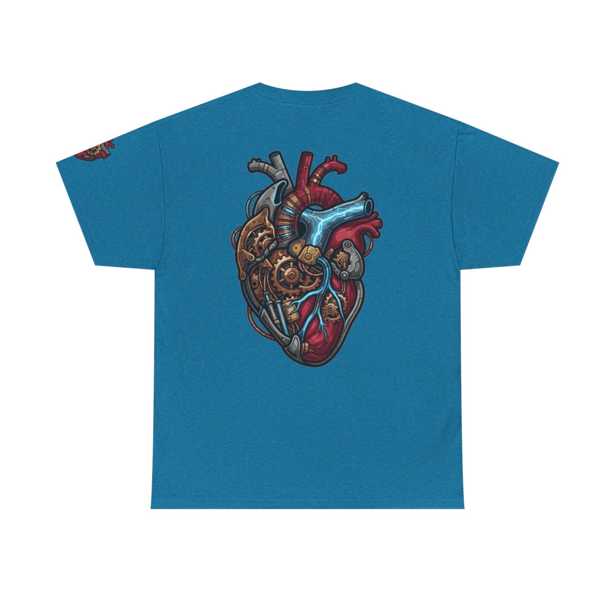Color: Antique Sapphire | Mechanical Heart Premium Graphic Tee