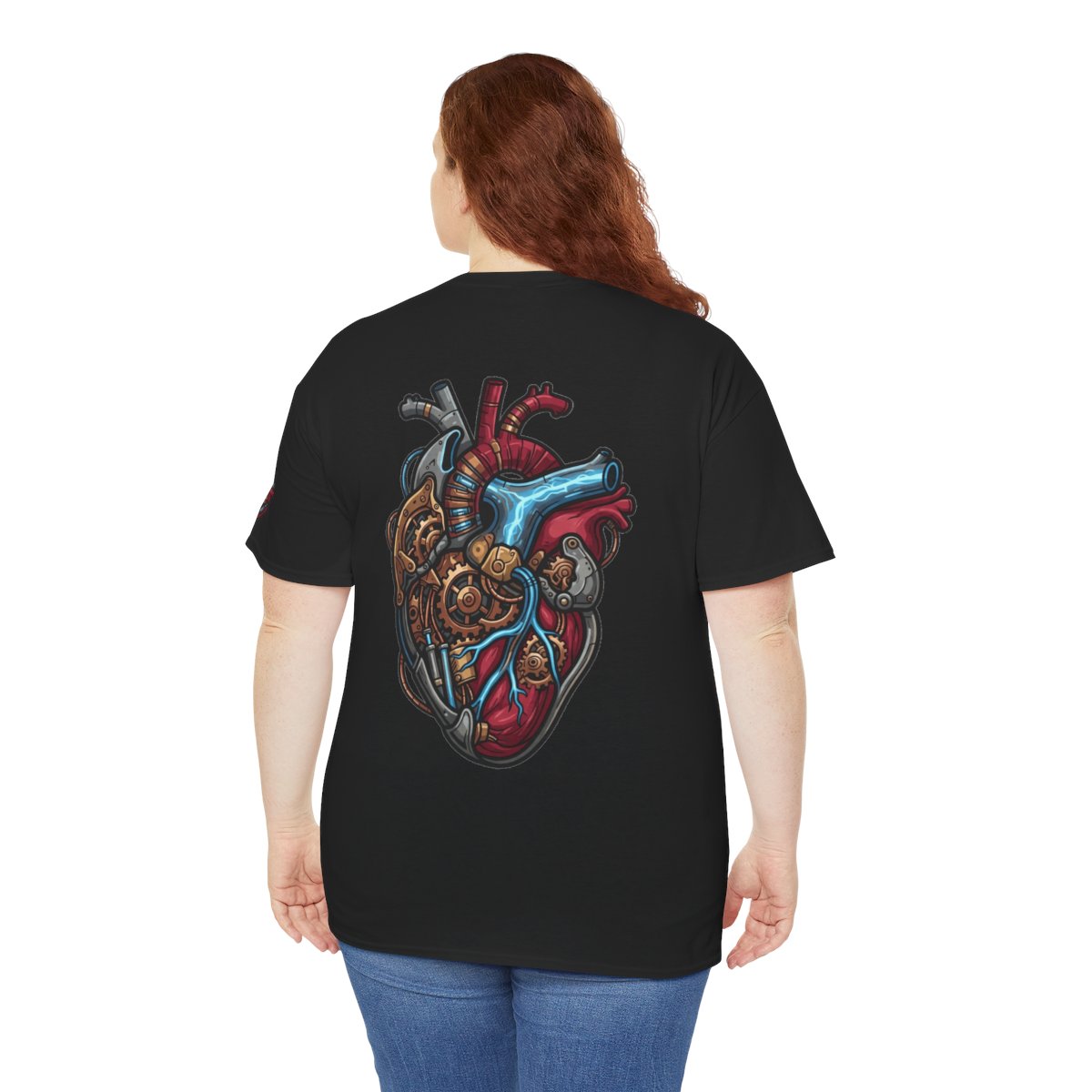Color: Black | Mechanical Heart Premium Graphic Tee
