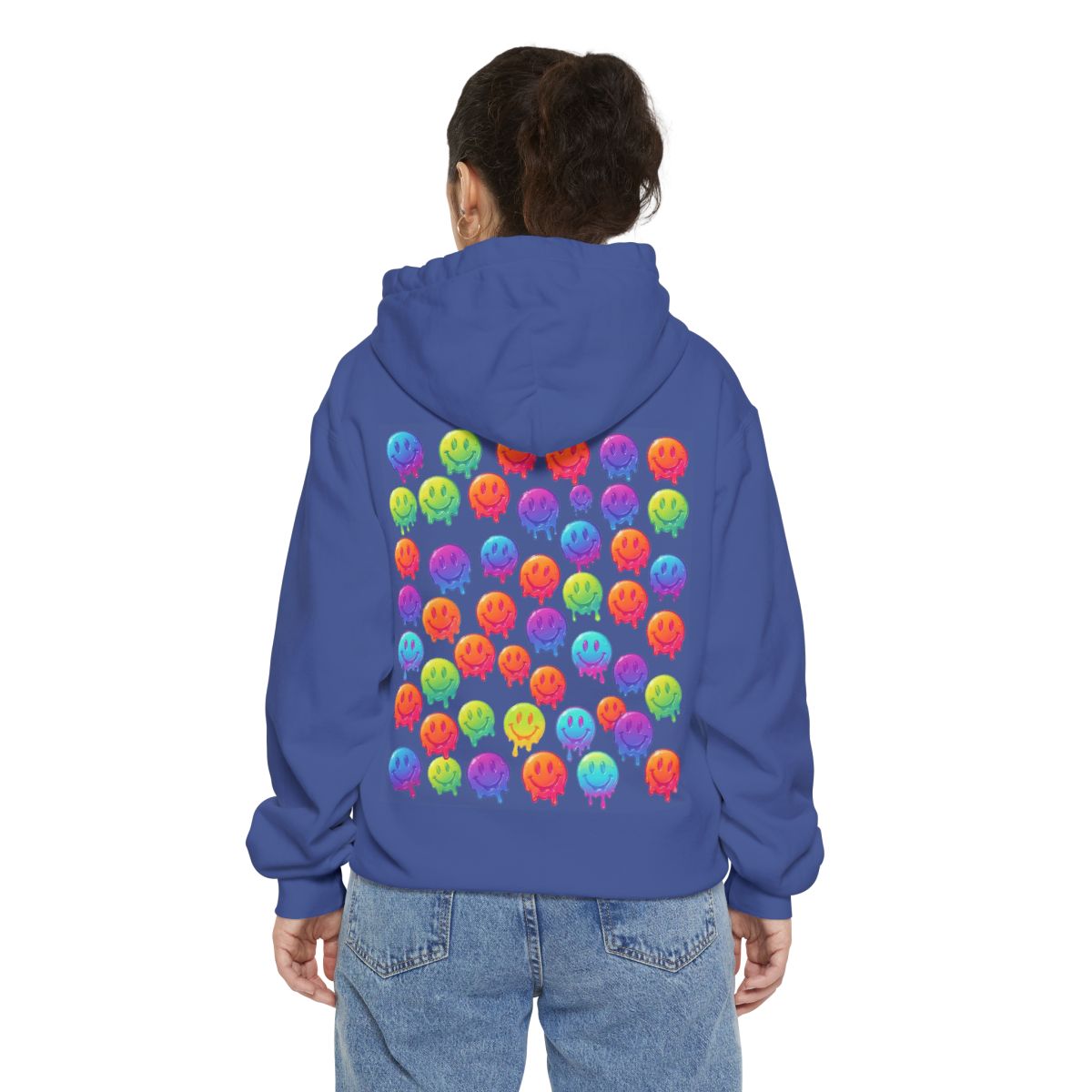 Color: Flo Blue | Melting Hot Garment-Dyed Hoodie