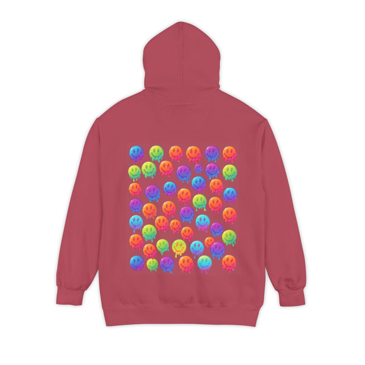 Color: Crimson | Melting Hot Garment-Dyed Hoodie
