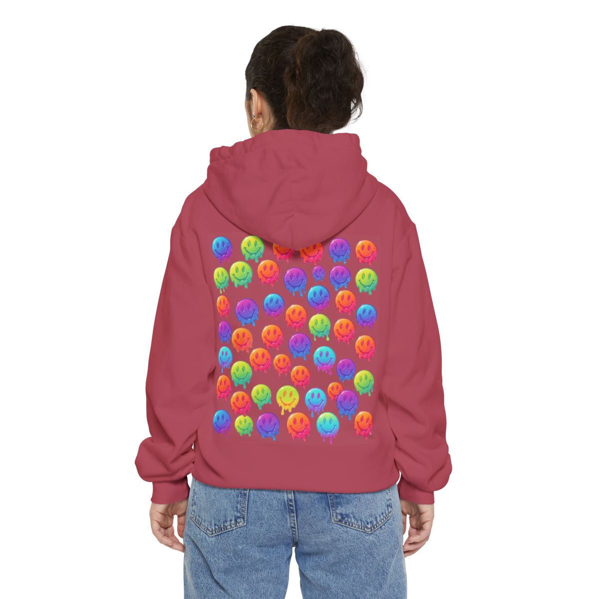 Color: Crimson | Melting Hot Garment-Dyed Hoodie