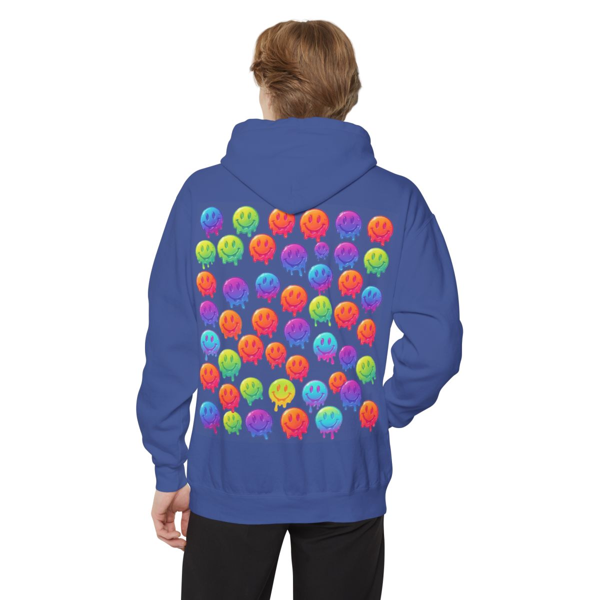 Color: Flo Blue | Melting Hot Garment-Dyed Hoodie