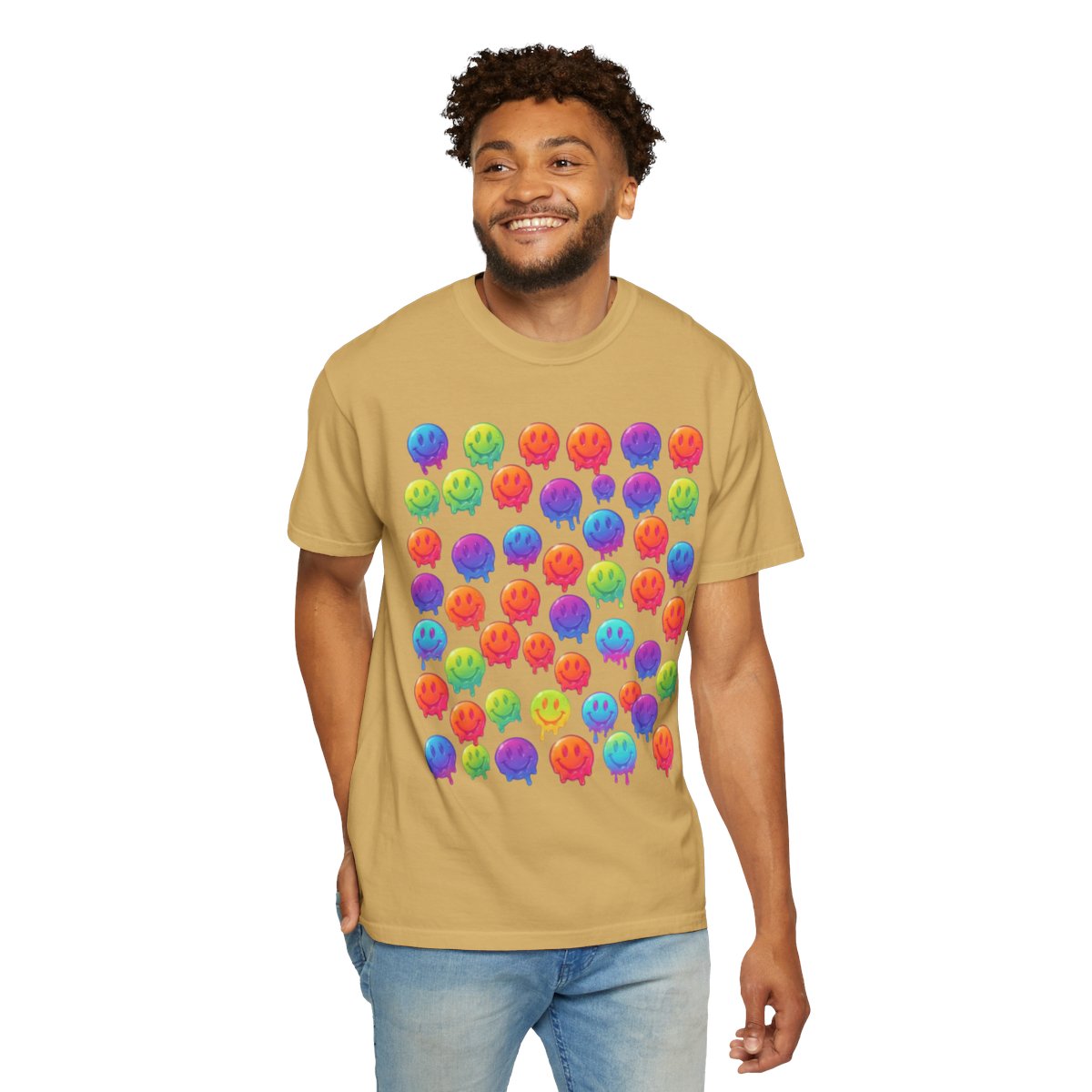 Color: Mustard | Melting Hot Unisex Garment-Dyed Tee
