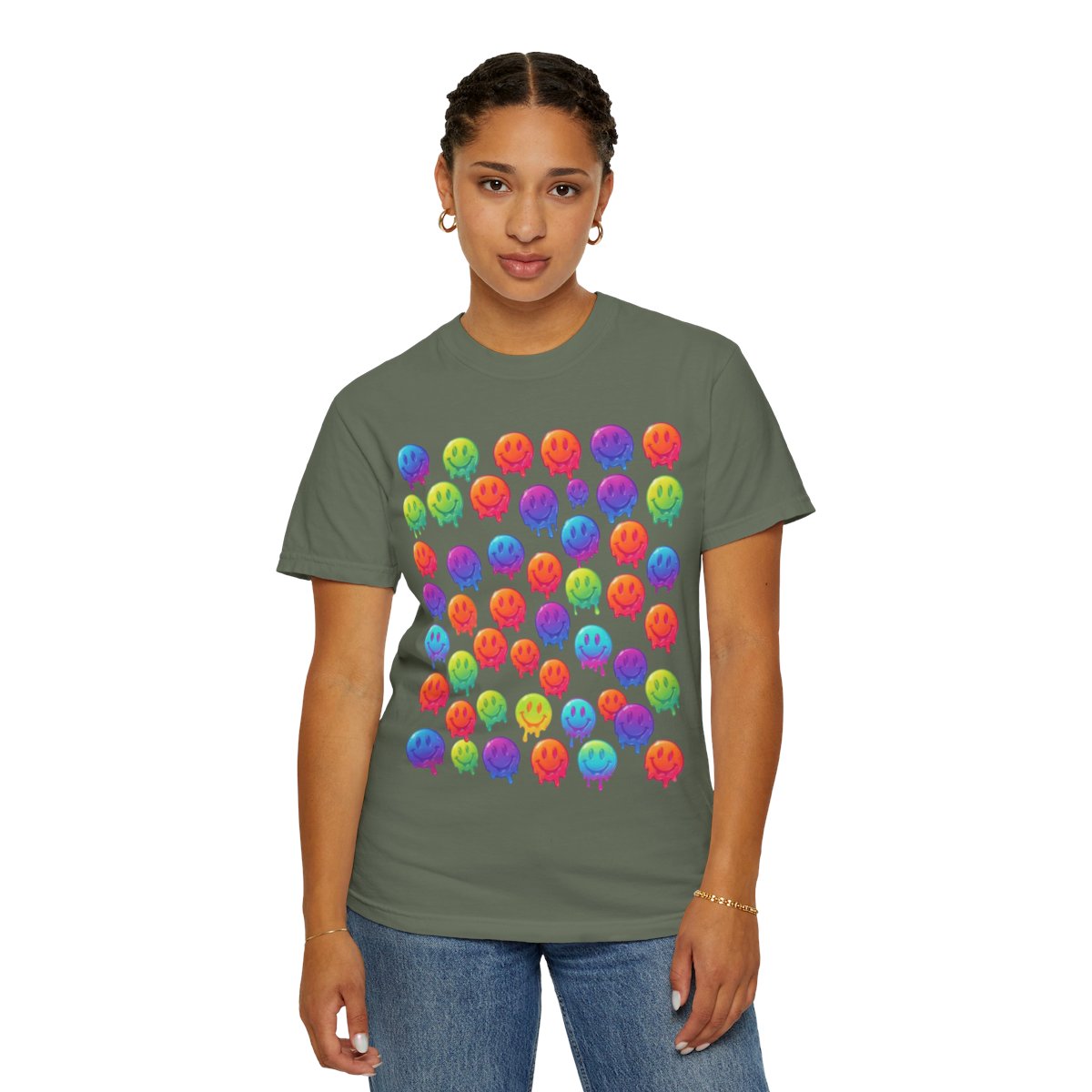 Color: Moss | Melting Hot Unisex Garment-Dyed Tee