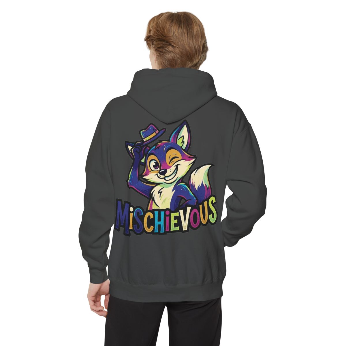 Color: Pepper | Mischievous Garment-Dyed Hoodie