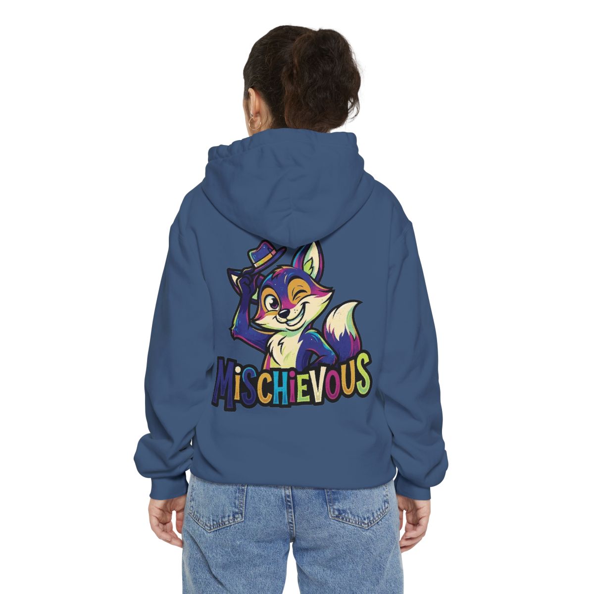Color: True Navy | Mischievous Garment-Dyed Hoodie