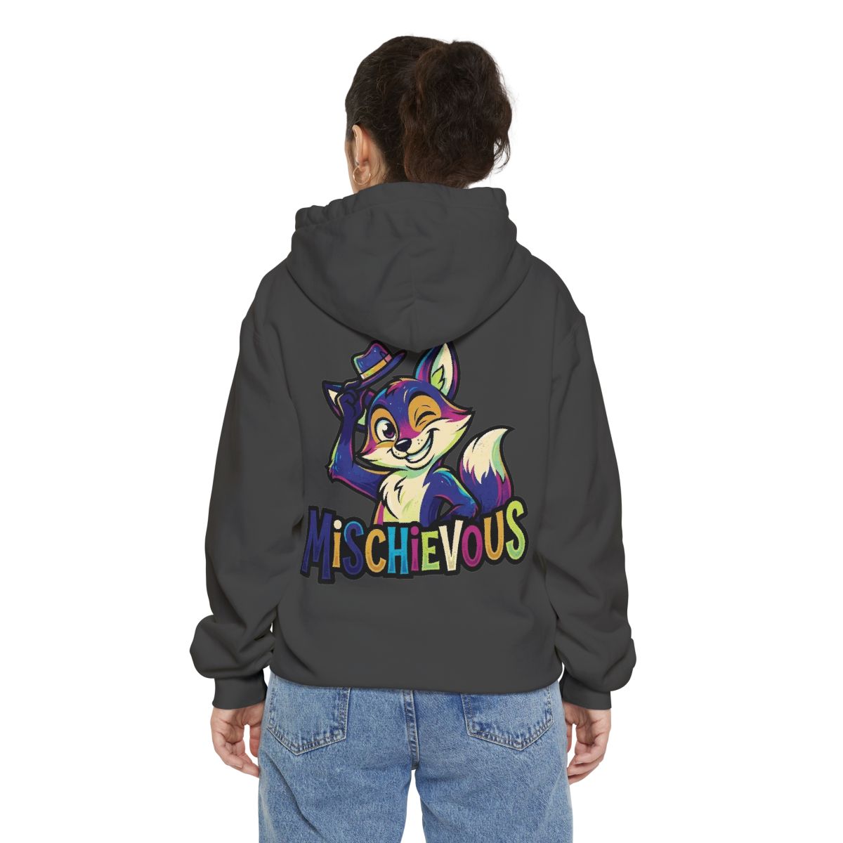 Color: Pepper | Mischievous Garment-Dyed Hoodie
