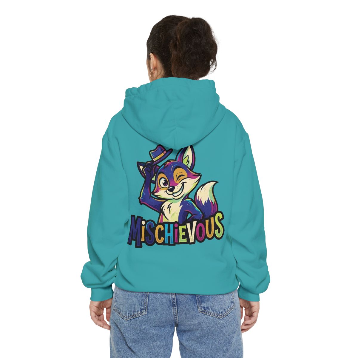 Color: Seafoam | Mischievous Garment-Dyed Hoodie