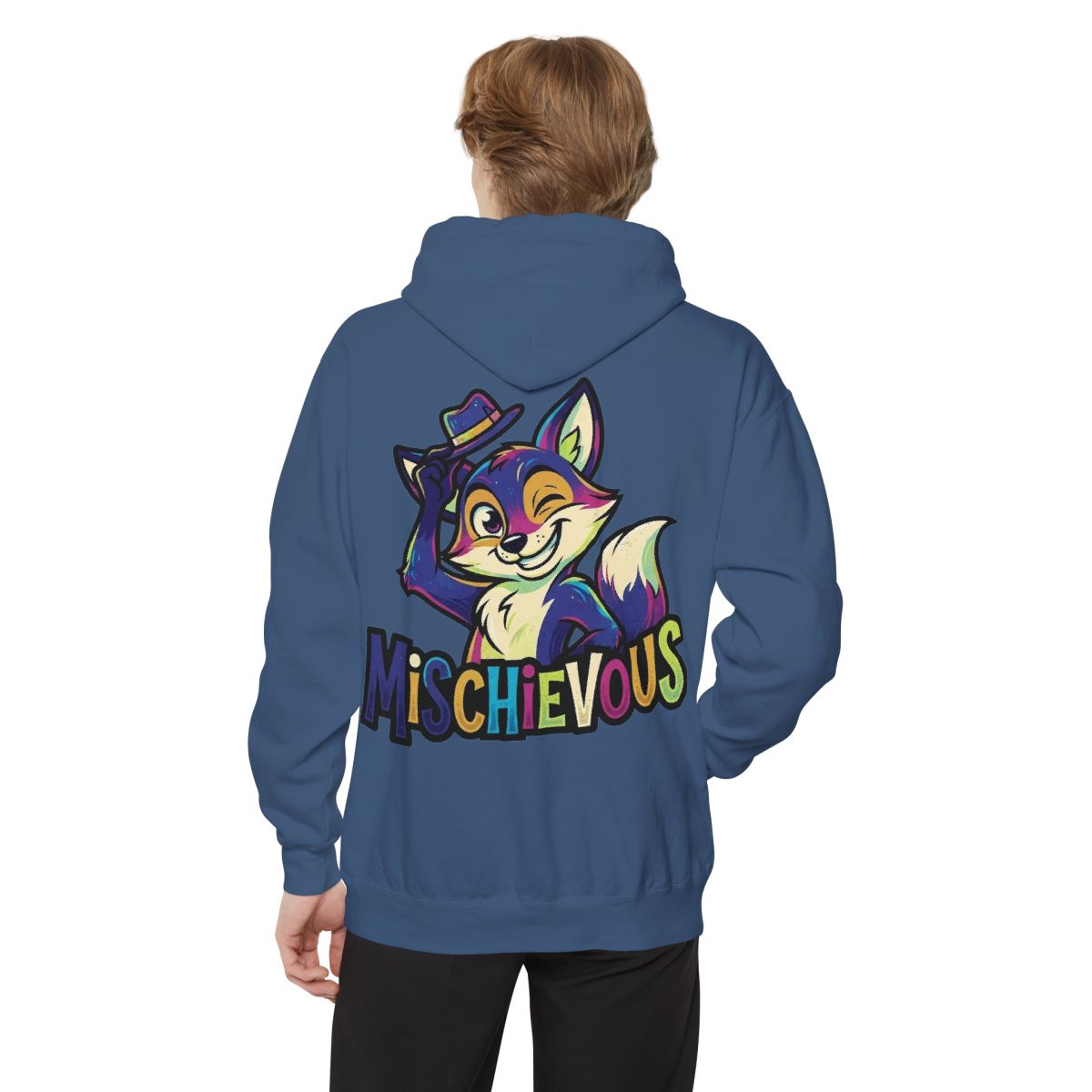 Color: True Navy | Mischievous Garment-Dyed Hoodie