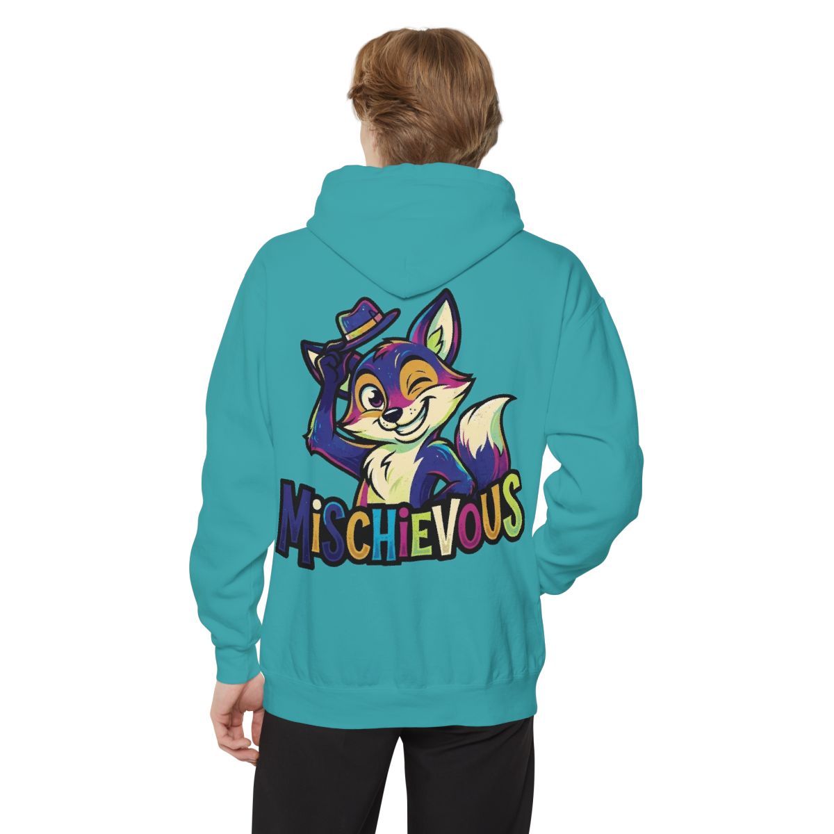 Color: Seafoam | Mischievous Garment-Dyed Hoodie