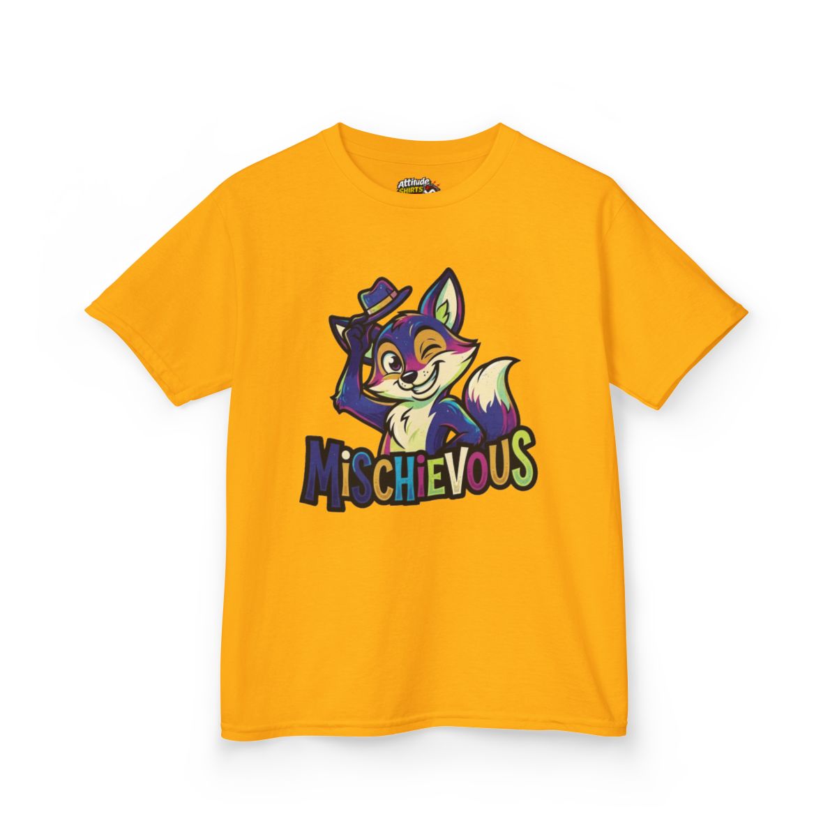 Color: Gold | Mischievous Kids Tee