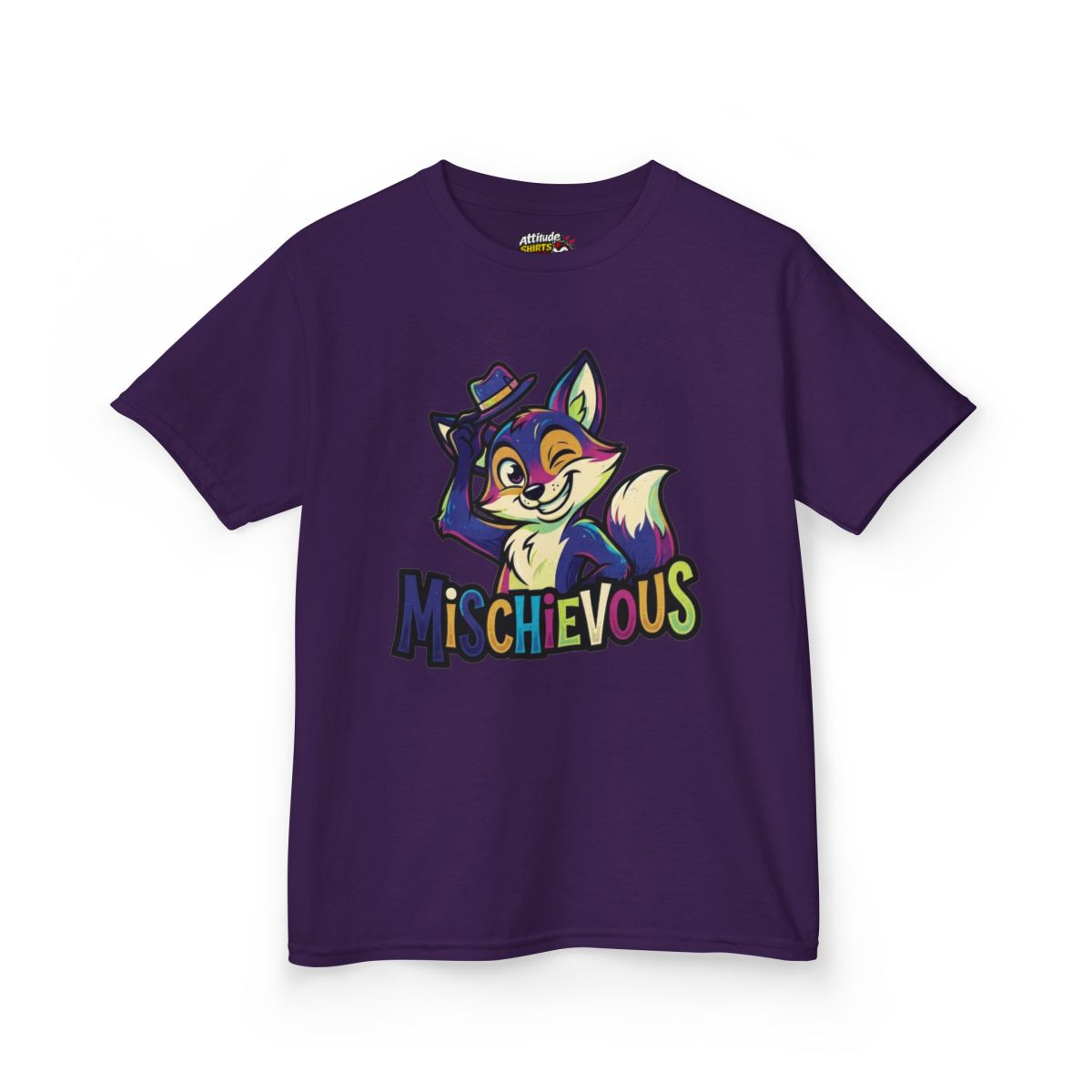 Color: Purple | Mischievous Kids Tee