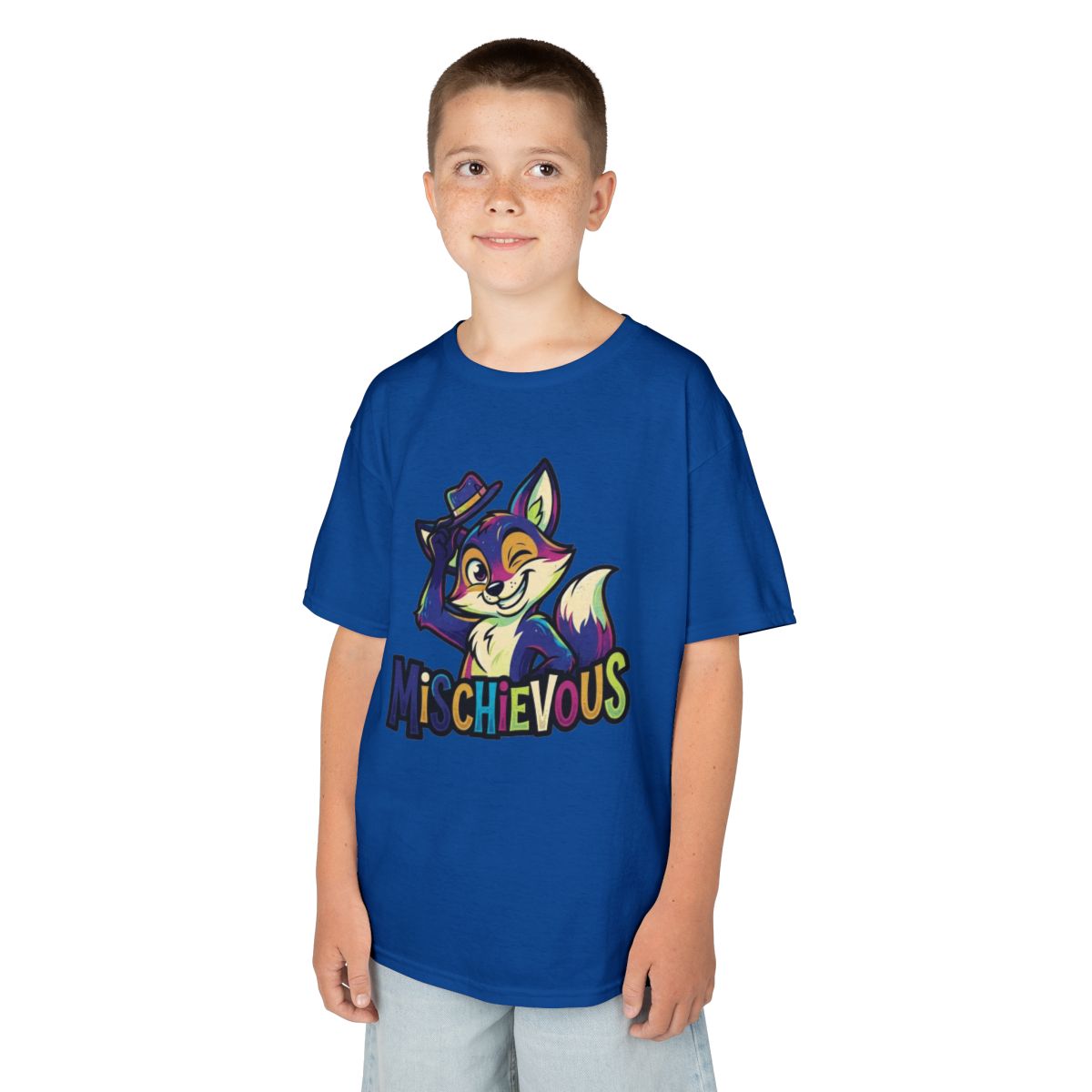 Color: Royal | Mischievous Kids Tee