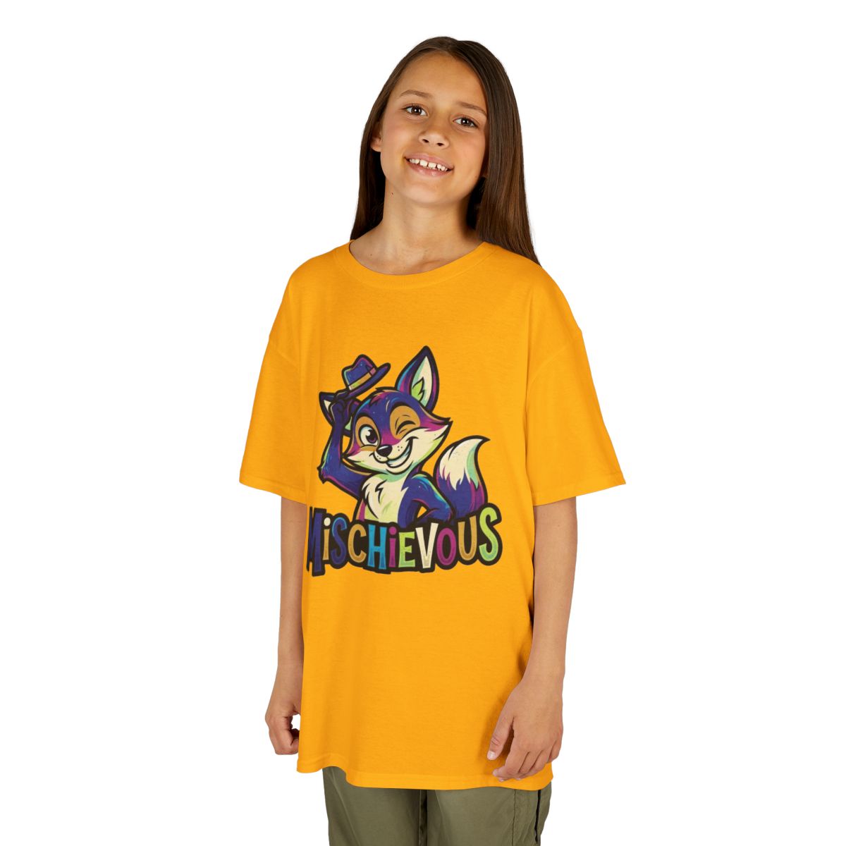 Color: Gold | Mischievous Kids Tee