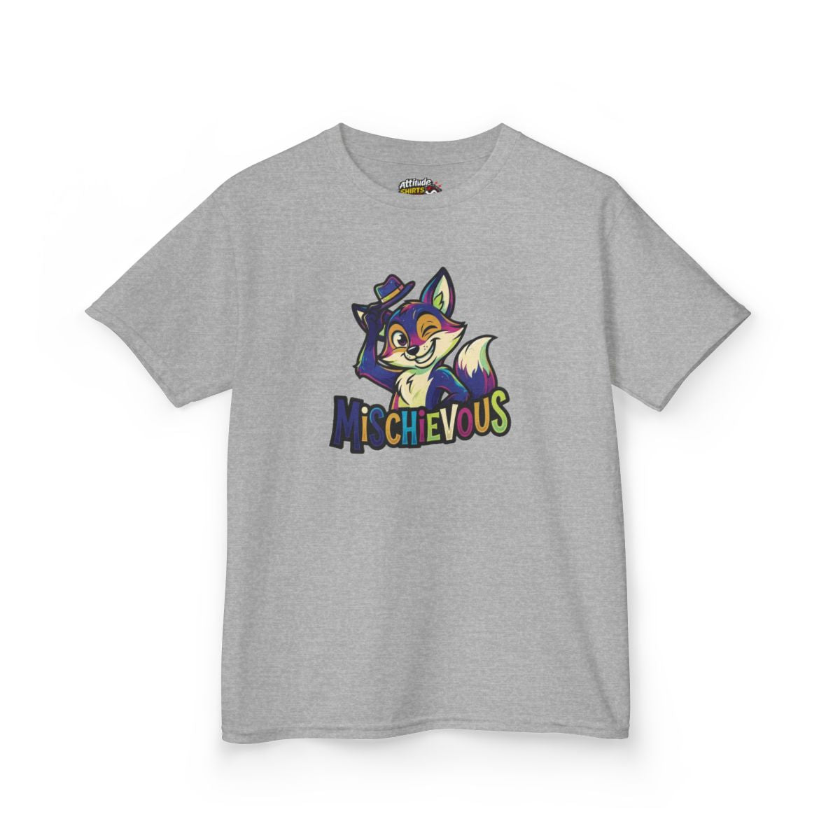 Color: Sport Grey | Mischievous Kids Tee
