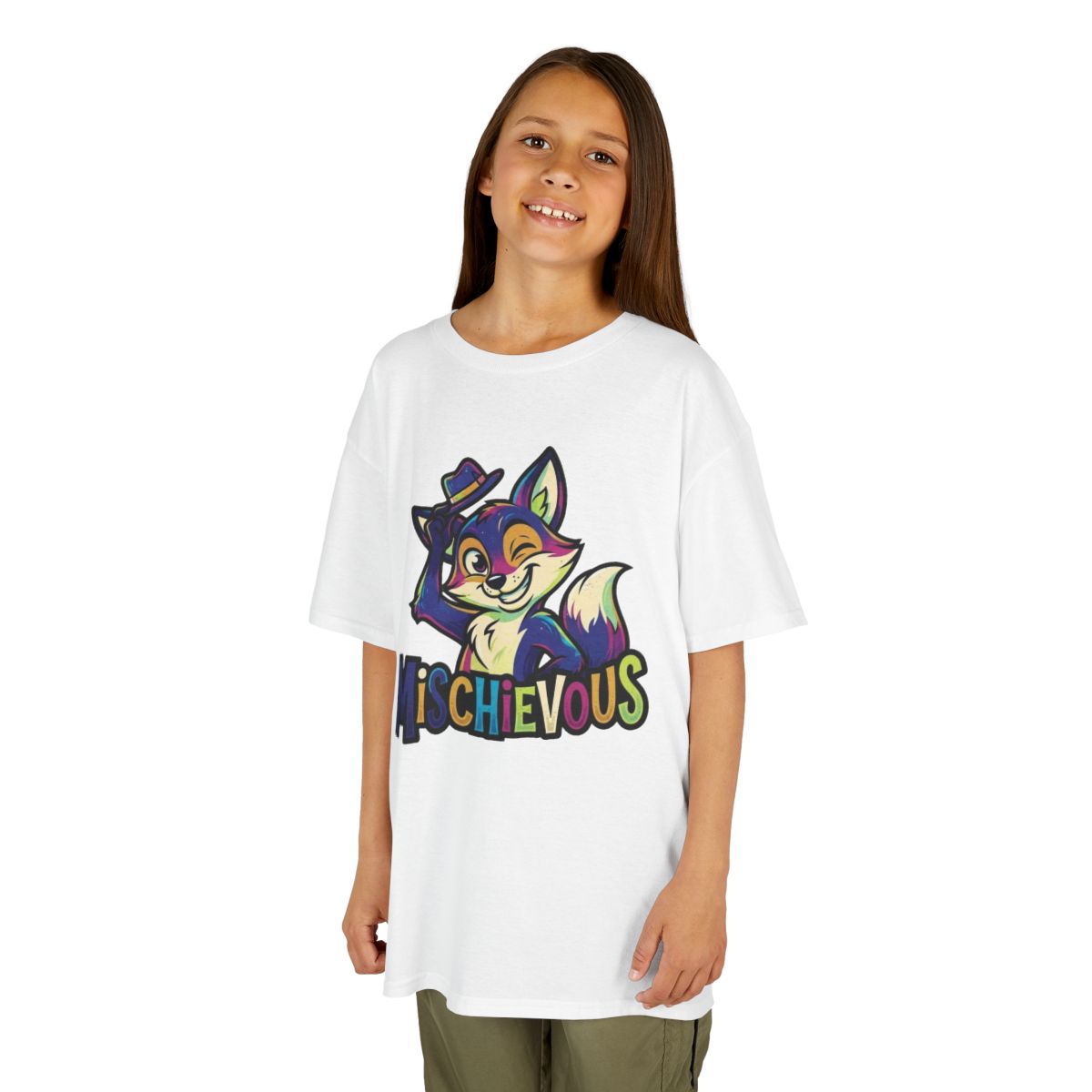 Color: White | Mischievous Kids Tee