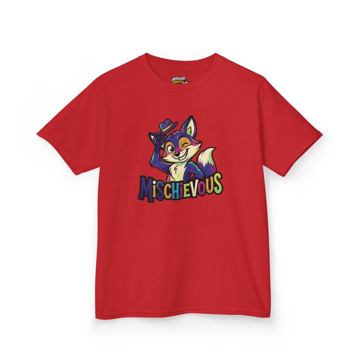 Color: Red | Mischievous Kids Tee