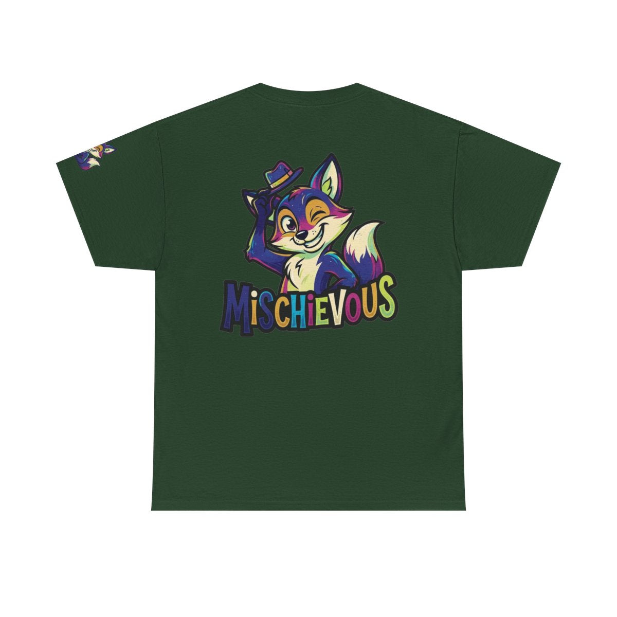 Color: Forest Green | Mischievous Premium Graphic Tee