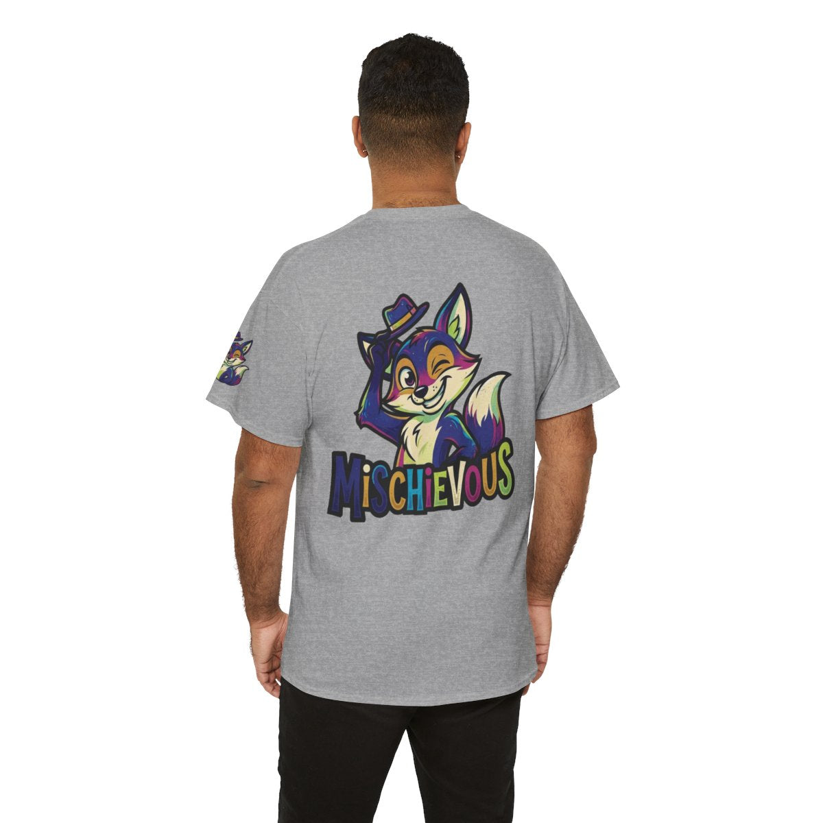 Color: Sport Grey | Mischievous Premium Graphic Tee